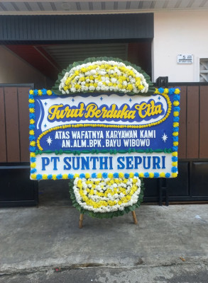 Papan Bunga Duka di Waihaong